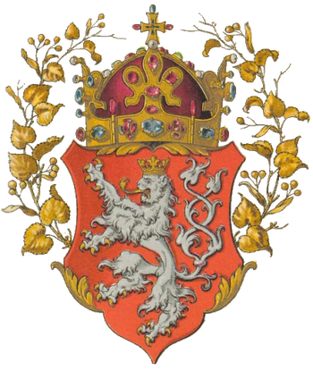 Герб Королевства Богемии в составе Австро-Венгрии.